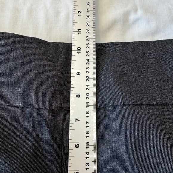 DALIA‎ Women's Elastic Waist Pull On Dress Pants Gray Size 12 Business Casual - Picture 9 of 12